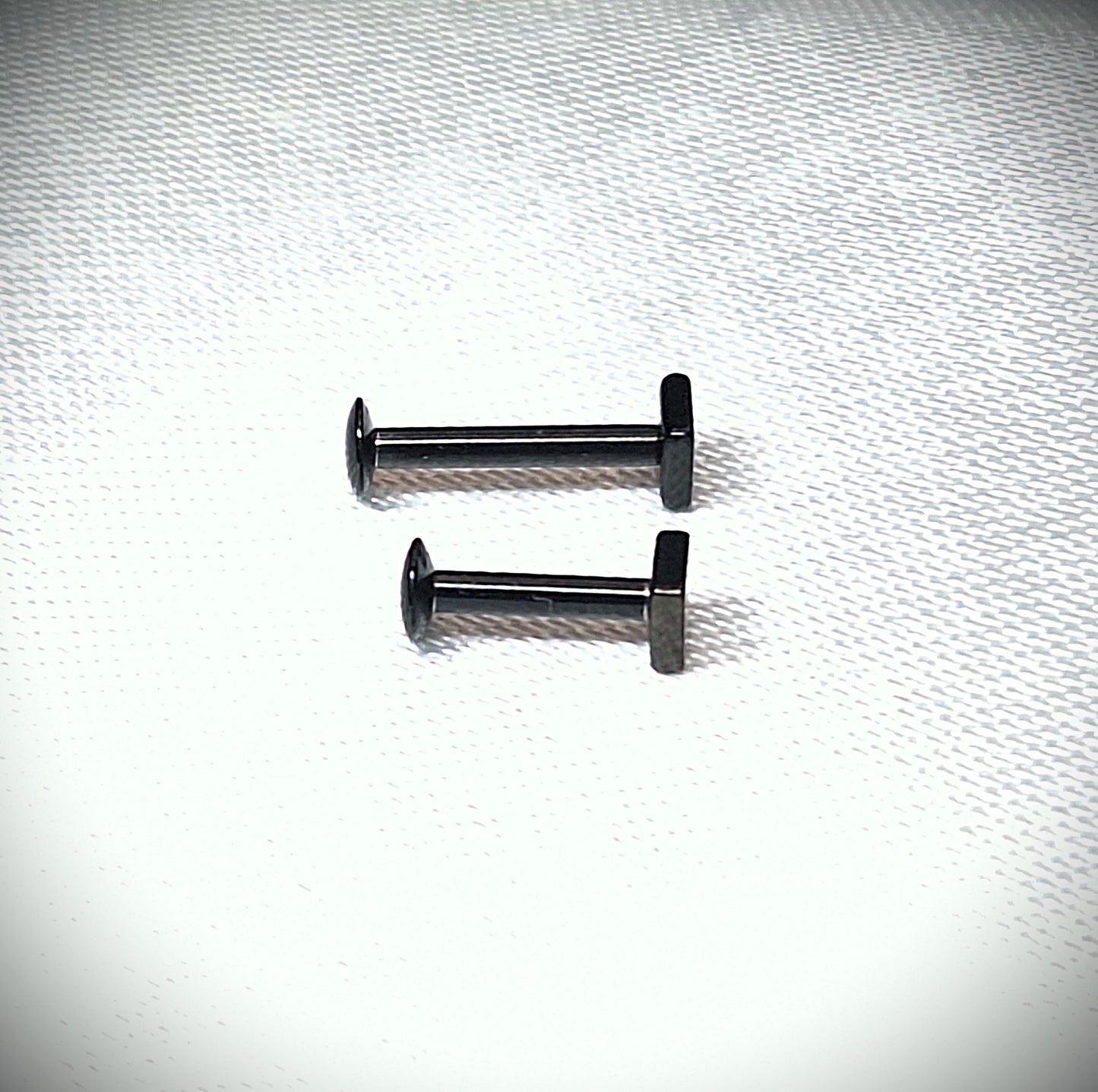 Labret stud with Flat Square Top - In Rose Gold, Gold, Black, 316L Surgical Steel, 4mm, 5mm, 6mm, 8mm, 10mm, 11mm, 12mm