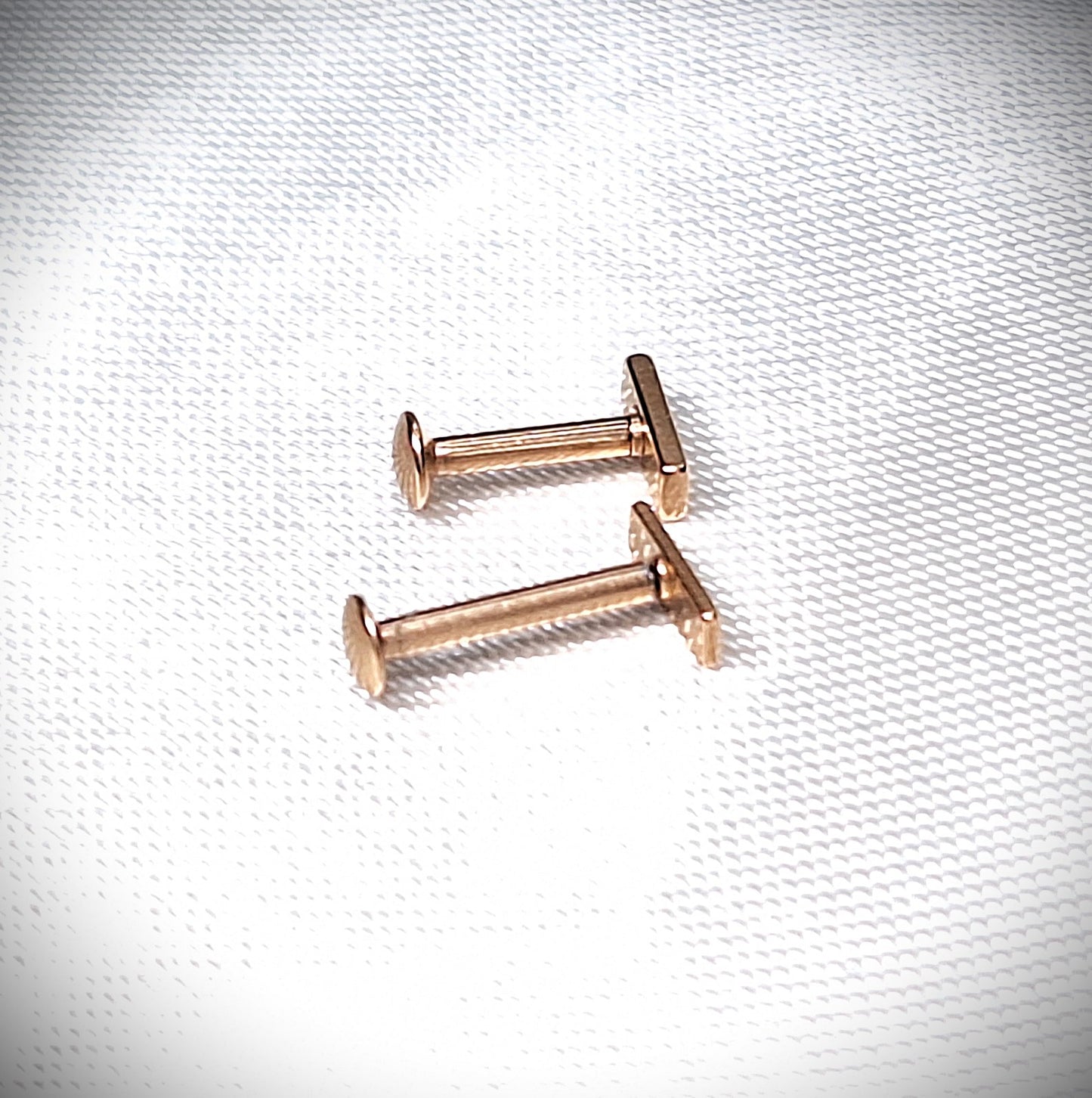 Labret stud with Rod Top - In Rose Gold, Gold, Black, 316L Surgical Steel, 4mm, 5mm, 6mm, 8mm, 10mm, 11mm, 12mm