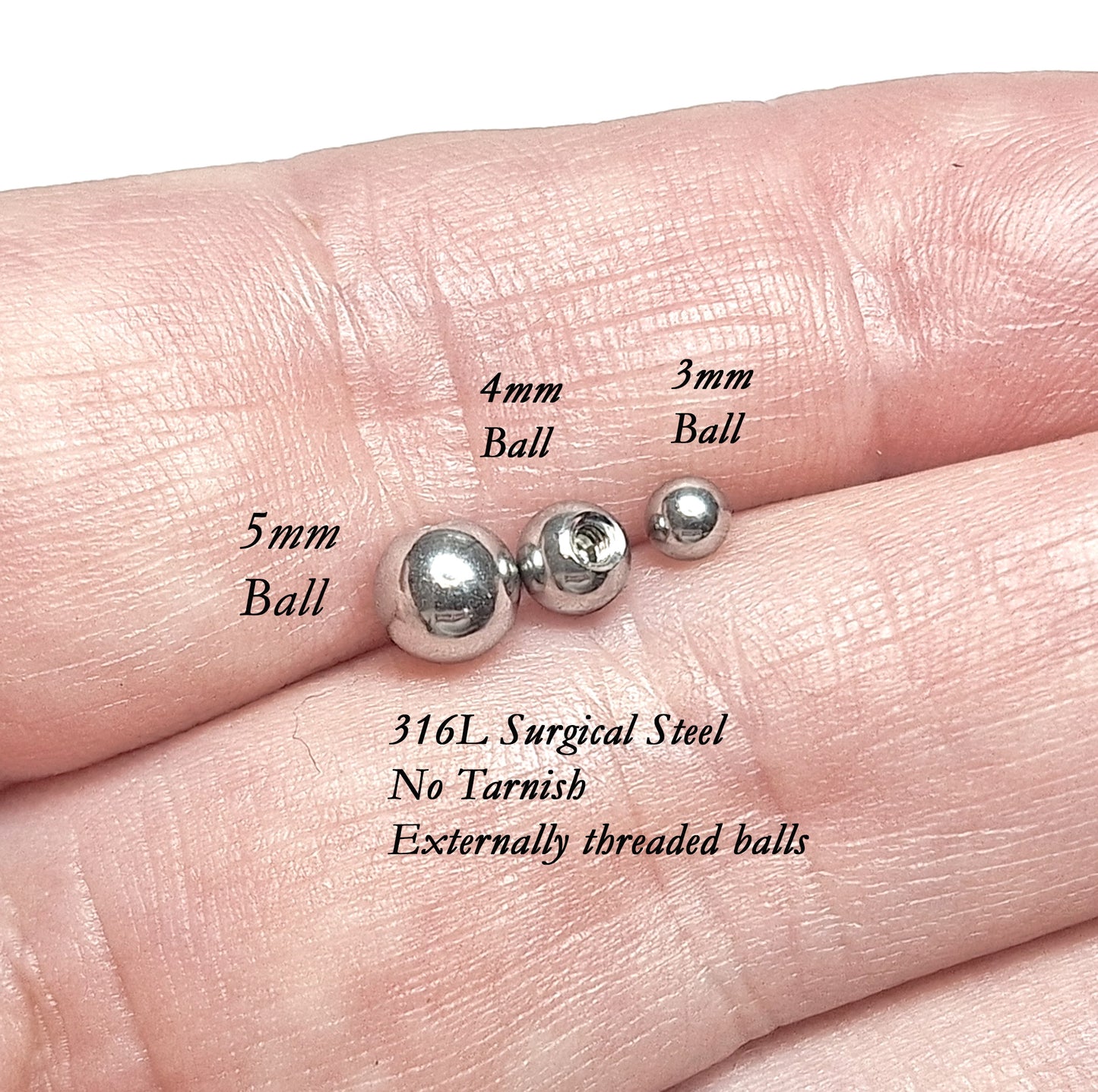 Barbell, (Pack of 2) Nipple, Tongue bar, Eyebrow, Cartilage earring. Cut to size. 14Ga 16Ga 13mm 16mm 19mm  Steel Ball ends. Good for reducing irritation.